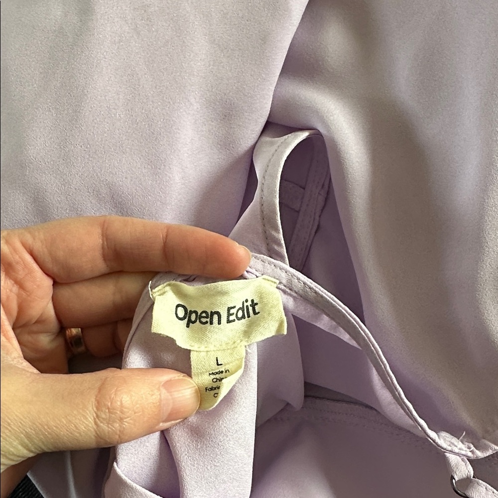 Open Edit purple top - Picture 2 of 4